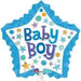 34” Foil Star Large Balloon - Baby Boy The Ultimate Balloon And Party Shop Cheltenham & Gloucester Balloons & Fancy Dress 