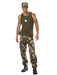 Army Khaki Camo Male Costume - The Ultimate Balloon & Party Shop