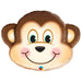 35“ Monkey Face Foil Balloon The Ultimate Balloon And Party Shop Cheltenham & Gloucester Balloons & Fancy Dress 
