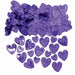 Purple Hearts Table Confetti - The Ultimate Balloon & Party Shop