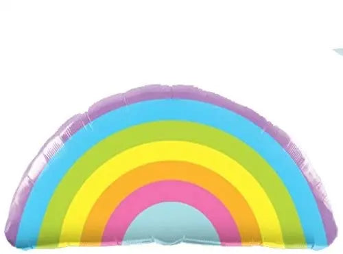 36” Foil Rainbow Shape Balloon - Pastel The Ultimate Balloon And Party Shop Cheltenham & Gloucester Balloons & Fancy Dress 