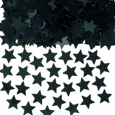 Black Star Table Confetti - The Ultimate Balloon & Party Shop
