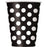 Spotty Paper Cups - Black - The Ultimate Balloon & Party Shop
