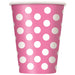 Spotty Paper Cups - Pink - The Ultimate Balloon & Party Shop