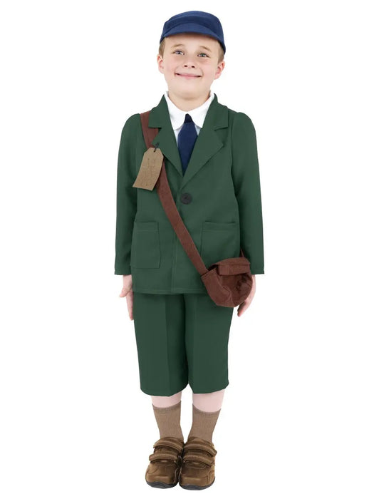 WW2 Evacuee Boy Children's Costume - The Ultimate Balloon & Party Shop