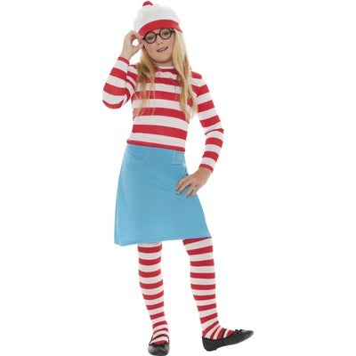 Where's Wally? Wenda Children's Costume - The Ultimate Balloon & Party Shop