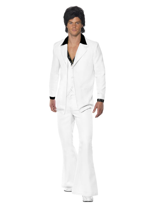 1970's Suit White Costume - The Ultimate Balloon & Party Shop