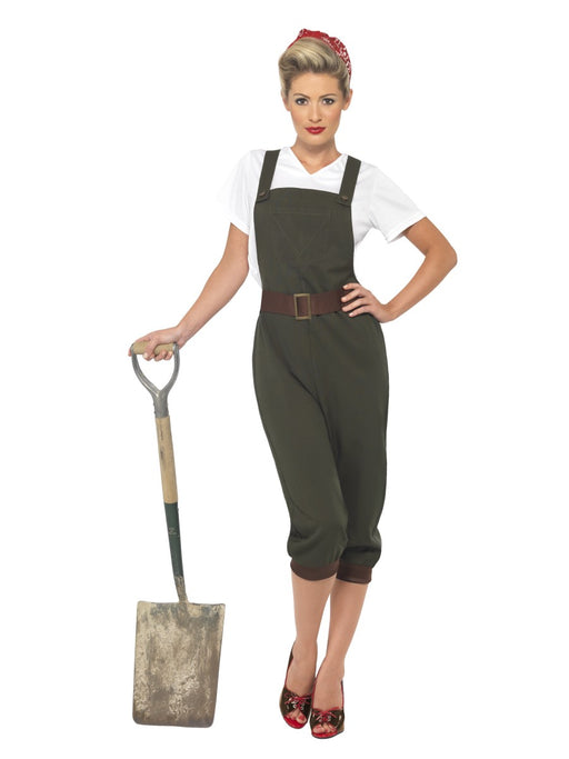 1940's Land Girl Female Costume - The Ultimate Balloon & Party Shop
