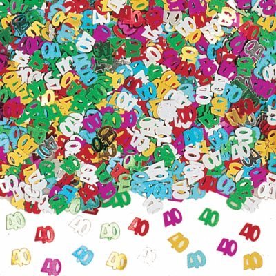 Birthday Table Confetti - Various Ages - The Ultimate Balloon & Party Shop