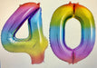 Age 40 Number Foil Balloons - The Ultimate Balloon & Party Shop