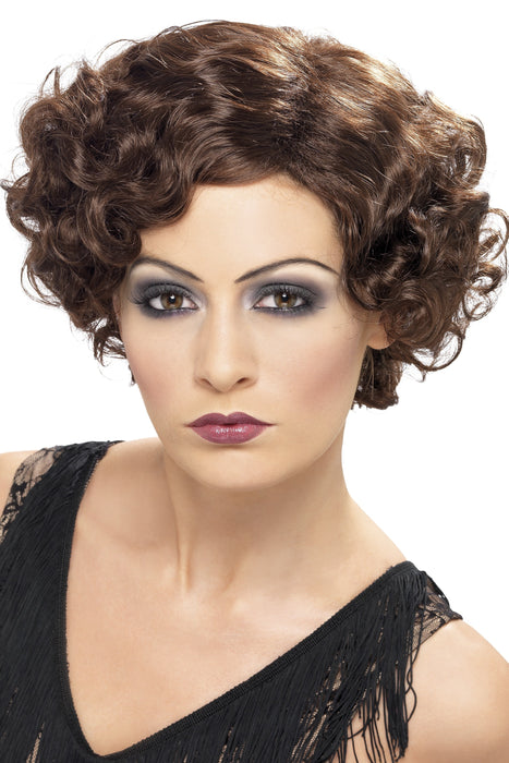 1920s Flapper Wig - Brunette - The Ultimate Balloon & Party Shop