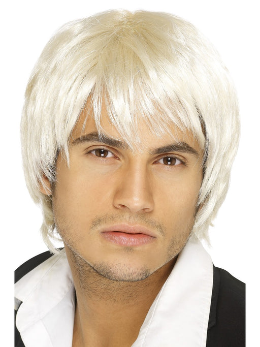 Boy Band Male Blonde Wig - The Ultimate Balloon & Party Shop