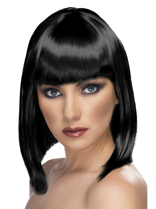 Glam Black Female Wig - The Ultimate Balloon & Party Shop