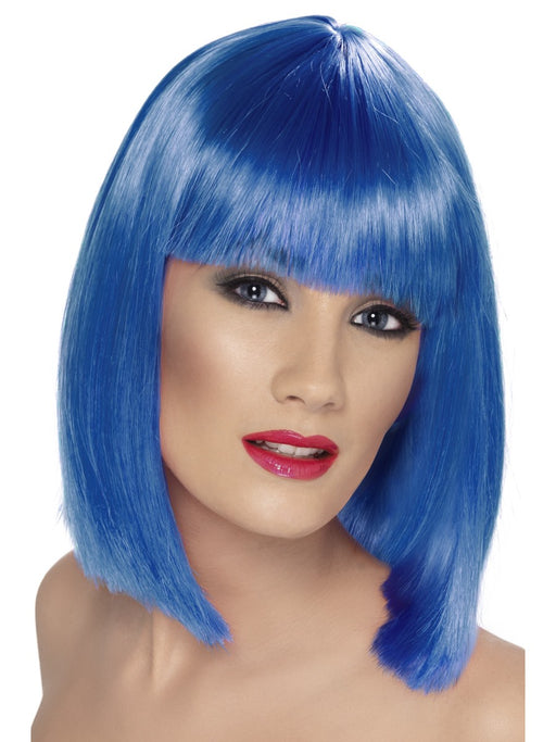 Glam Blue Female Wig - The Ultimate Balloon & Party Shop