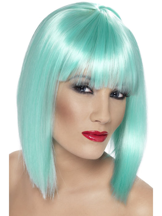 Glam Aqua Female Wig - The Ultimate Balloon & Party Shop