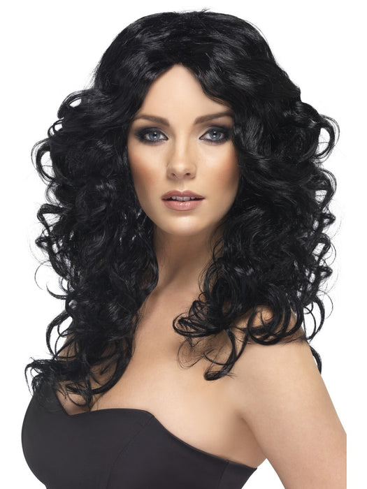Glamour Black Female Wig - The Ultimate Balloon & Party Shop