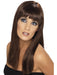 Glamourama Brown Female Wig - The Ultimate Balloon & Party Shop