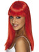 Glamourama Red Female Wig - The Ultimate Balloon & Party Shop