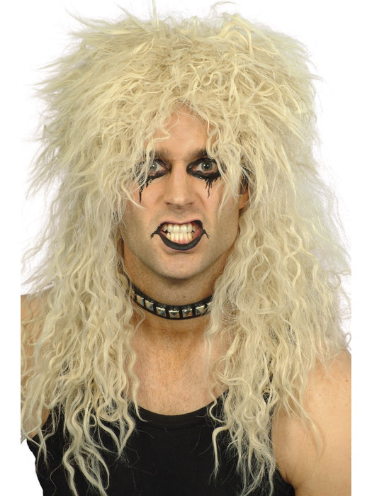 1980's Rocker Blonde Wig - The Ultimate Balloon & Party Shop