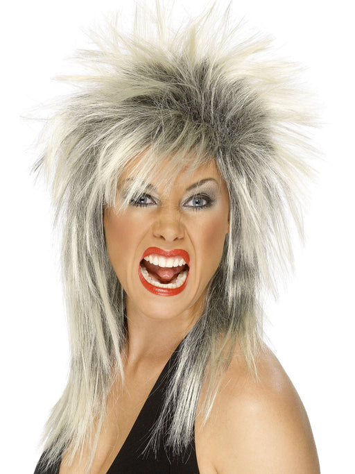 1980's Rock Diva Blonde Wig - The Ultimate Balloon & Party Shop