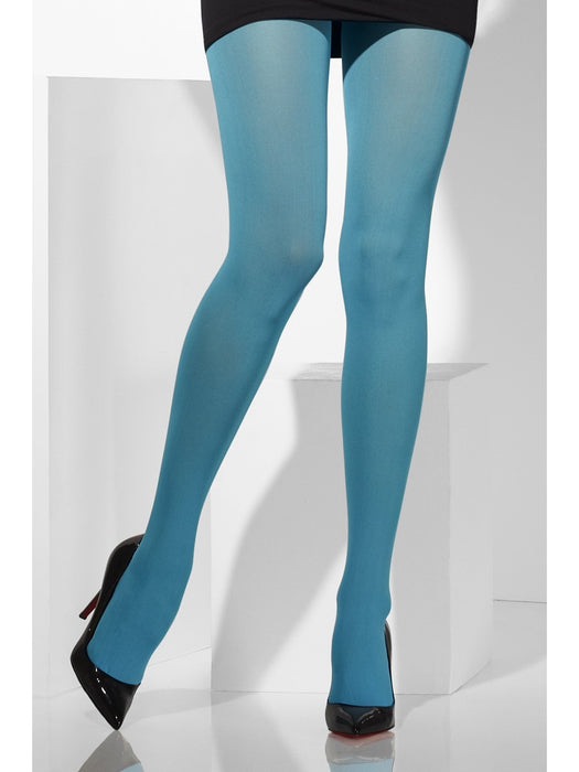 Opaque Coloured Tights - Blue - The Ultimate Balloon & Party Shop