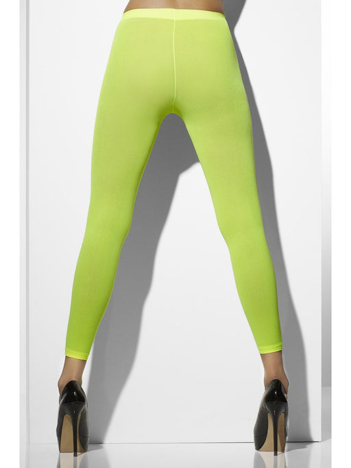 Neon Opaque Footless Tights - Green - The Ultimate Balloon & Party Shop