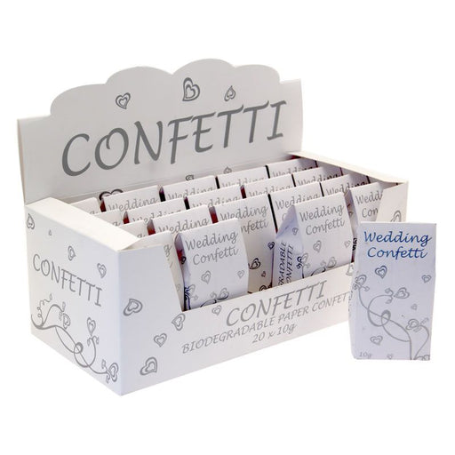 Wedding Confetti - White - The Ultimate Balloon & Party Shop