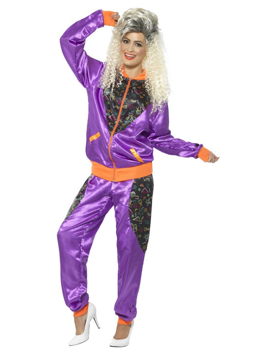 1980's Retro Shell Suit Female Costume - The Ultimate Balloon & Party Shop