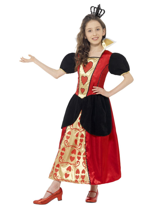 Miss Heart (Red Queen) Children's Costume - The Ultimate Balloon & Party Shop