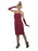 1920's Flapper Burgundy (Long) Costume - The Ultimate Balloon & Party Shop