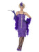 1920's Flapper Purple (Long) Costume - The Ultimate Balloon & Party Shop