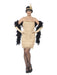 1920's Flapper Gold (Short) Costume - The Ultimate Balloon & Party Shop