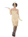 1920's Flapper Gold (Long) Costume - The Ultimate Balloon & Party Shop