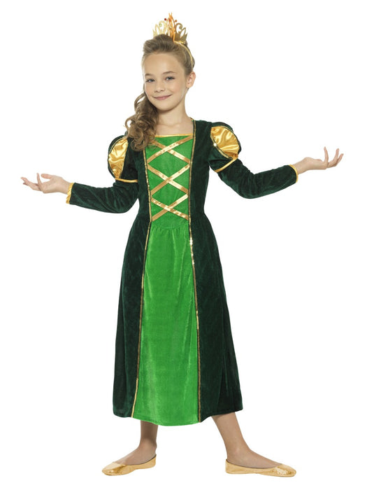 Medieval Princess Green Costume - The Ultimate Balloon & Party Shop