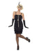 1920's Flapper Black (Short) Costume - The Ultimate Balloon & Party Shop