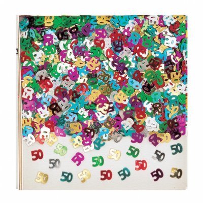 Birthday Table Confetti - Various Ages - The Ultimate Balloon & Party Shop