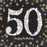 Age 50 Napkins - Black and Gold - The Ultimate Balloon & Party Shop