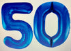 Age 50 Number Foil Balloons - The Ultimate Balloon & Party Shop