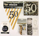 50th Birthday Party Pack - Black/Gold The Ultimate Balloon And Party Shop Cheltenham & Gloucester Balloons & Fancy Dress 