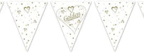 50th Golden Anniversary Bunting - Paper The Ultimate Balloon And Party Shop Cheltenham & Gloucester Balloons & Fancy Dress 