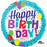 18" Foil Happy Birthday Bright Balloons - The Ultimate Balloon & Party Shop