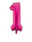 Number 1 Foil Balloon Hot Pink - The Ultimate Balloon & Party Shop