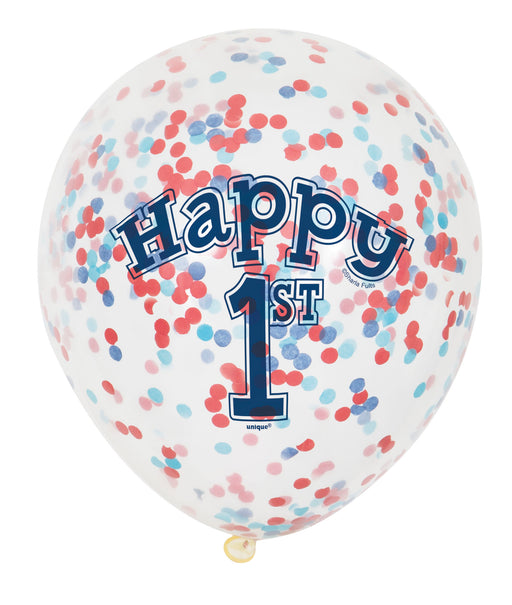 Confetti Balloons 1st Birthday - The Ultimate Balloon & Party Shop