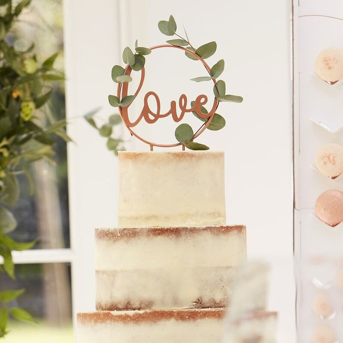 Love Hoop Cake Topper - The Ultimate Balloon & Party Shop
