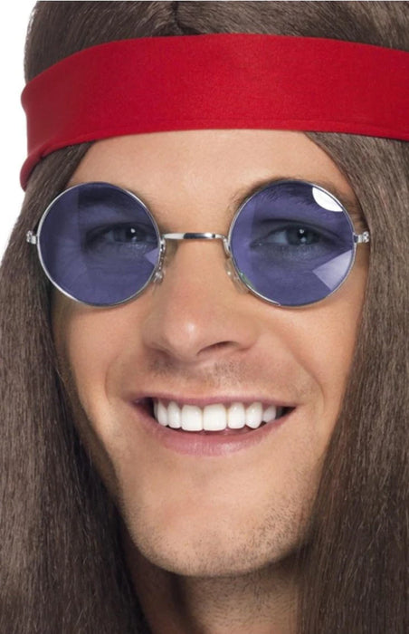 60's Lennon Sunglasses - Blue The Ultimate Balloon And Party Shop Cheltenham & Gloucester Balloons & Fancy Dress 