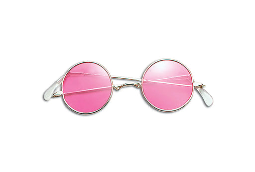 60's Lennon Sunglasses - Pink The Ultimate Balloon And Party Shop Cheltenham & Gloucester Balloons & Fancy Dress 