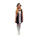 1960s/1970s Dress Hire Costume - Black & White Buttons - The Ultimate Balloon & Party Shop