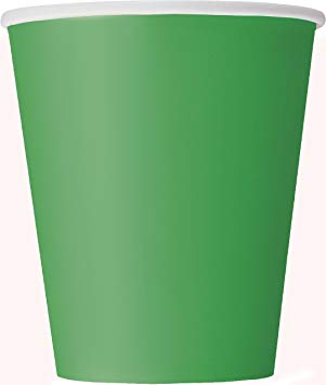 Paper Cups - Green - The Ultimate Balloon & Party Shop