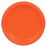 Round Paper Plates - Orange - The Ultimate Balloon & Party Shop
