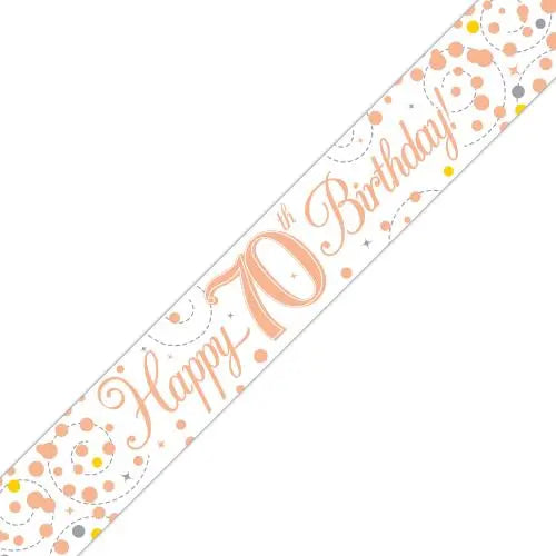 70th Birthday Banner The Ultimate Balloon And Party Shop Cheltenham & Gloucester Balloons & Fancy Dress 